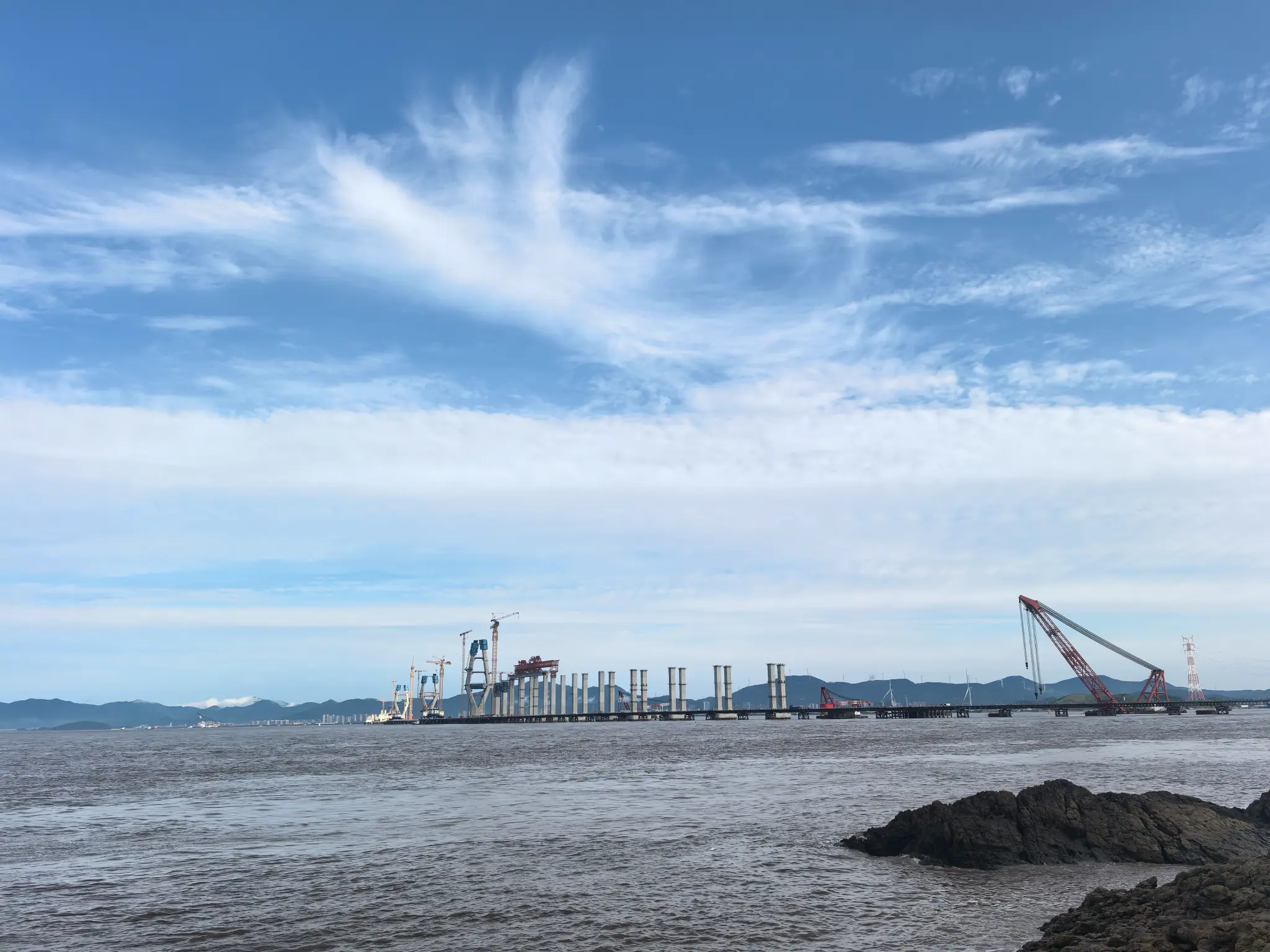 Liuheng Bridge cross-sea project, Zhoushan 2024