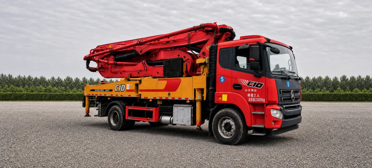 2022 SANY SY5230THBF 37m concrete boom pump truck full vehicle