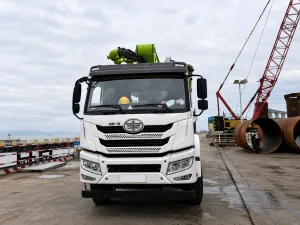 2022 Zoomlion ZLJ5231THBJF unidad 9 used concrete boom pump truck, main view.