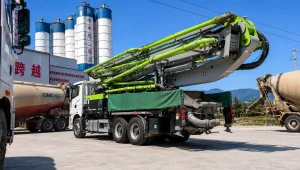 Boom system view of the 2022 中联 ZLJ5360THBJF 第 11 台 used 臂架泵车.