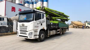 Concrete pumping system of the 2022 中联 ZLJ5360THBJF 第 11 台 used 臂架泵车.