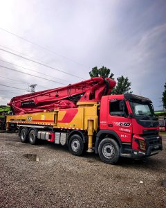 2021 SANY 62m شاحنة مضخة خرسانة بذراع SYM5440THBV – Volvo شاسيه