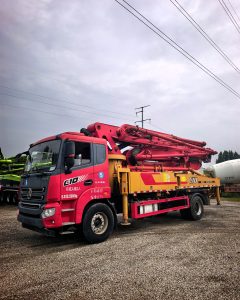 2022 SANY 37m camión bomba de hormigón con pluma SY5230THBF – SANY chasis