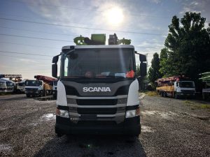 2019 Zoomlion 56m شاحنة مضخة خرسانة بذراع ZLJ5441THBSE – Scania شاسيه