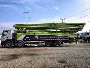 2019 Zoomlion 56m شاحنة مضخة خرسانة بذراع ZLJ5441THBSE – Scania شاسيه