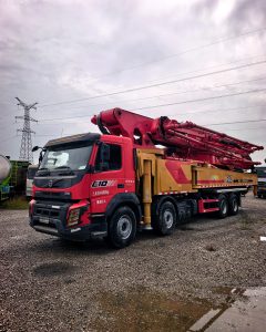 2021 SANY 62m شاحنة مضخة خرسانة بذراع SYM5440THBV – Volvo شاسيه