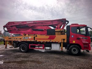 2022 SANY 37m camión bomba de hormigón con pluma SY5230THBF – SANY chasis