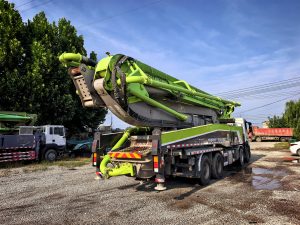 2019 Zoomlion 56m شاحنة مضخة خرسانة بذراع ZLJ5441THBSE – Scania شاسيه