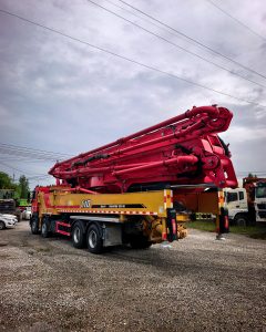 2021 SANY 62m شاحنة مضخة خرسانة بذراع SYM5440THBV – Volvo شاسيه