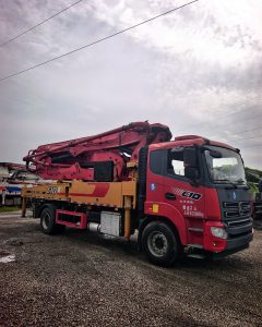 2022 SANY 37m camión bomba de hormigón con pluma SY5230THBF – SANY chasis