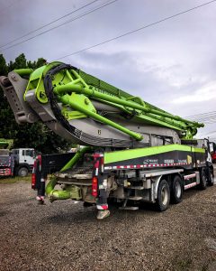 2020 Zoomlion 56m شاحنة مضخة خرسانة بذراع ZLJ5441THBBE – Mercedes-Benz شاسيه