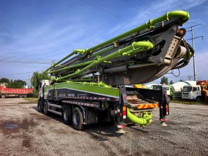 2019 Zoomlion 56m شاحنة مضخة خرسانة بذراع ZLJ5441THBSE – Scania شاسيه