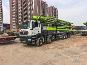 2023 Zoomlion 69.1m Concrete Boom Pump Truck ZLJ5550THBKF – Sitrak Chassis
