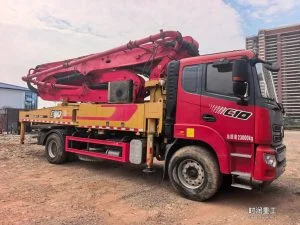 2021 SANY 38.1m Concrete Boom Pump Truck SYM5230THB – SANY Chassis