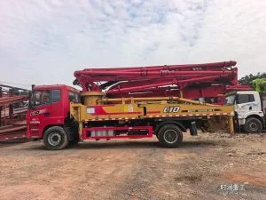 2021 SANY 38.1m Concrete Boom Pump Truck SYM5230THB – SANY Chassis