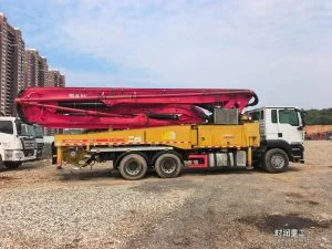 2020 SANY 48.6m Concrete Boom Pump Truck SYM5341THB – Sitrak Chassis