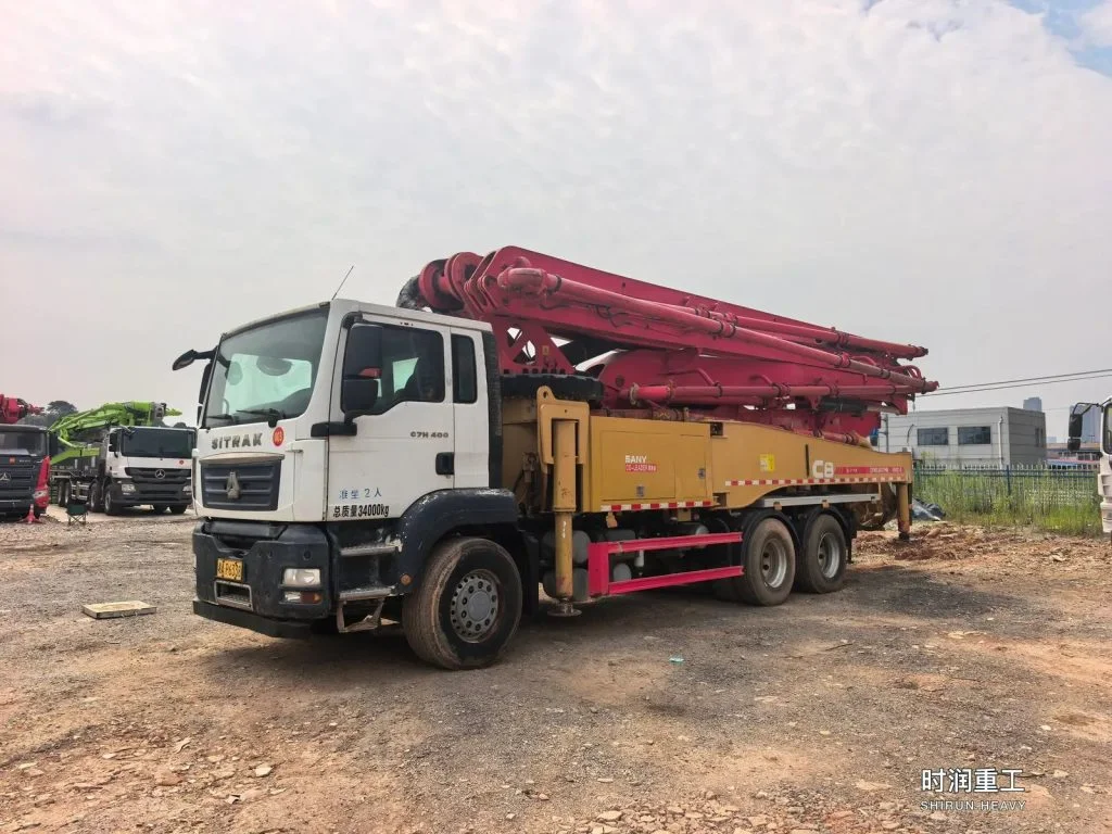 2020 SANY 48.6m Concrete Boom Pump Truck SYM5341THB – Sitrak Chassis