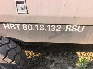 2018 Zoomlion Trailer Concrete Pump HBT80.18.132RSU