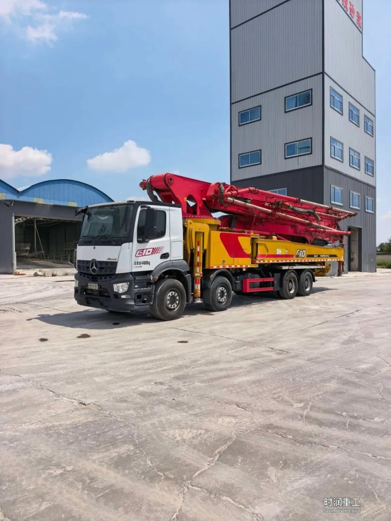 SANY Concrete Boom Pump Truck SYM5442THBEB – Mercedes-Benz Chassis