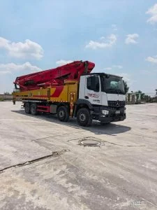 SANY Concrete Boom Pump Truck SYM5442THBEB – Mercedes-Benz Chassis