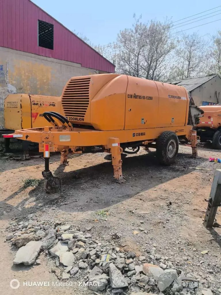 2015 Zoomlion Trailer Concrete Pump HBT80.18.132SU